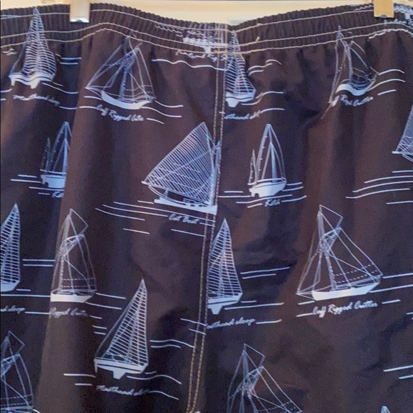MEN’S SWIM TRUNKS WITH SAILBOAT DESIGN!! MEXICO - Picture 3 of 4